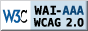 Logo de accesibilidad WAG2.0AA